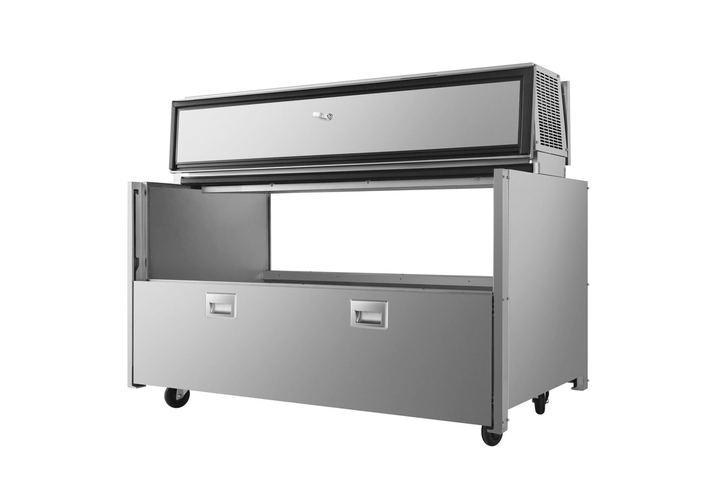 Atosa AMC-5802 58" Forced Air Milk Cooler-Double Access