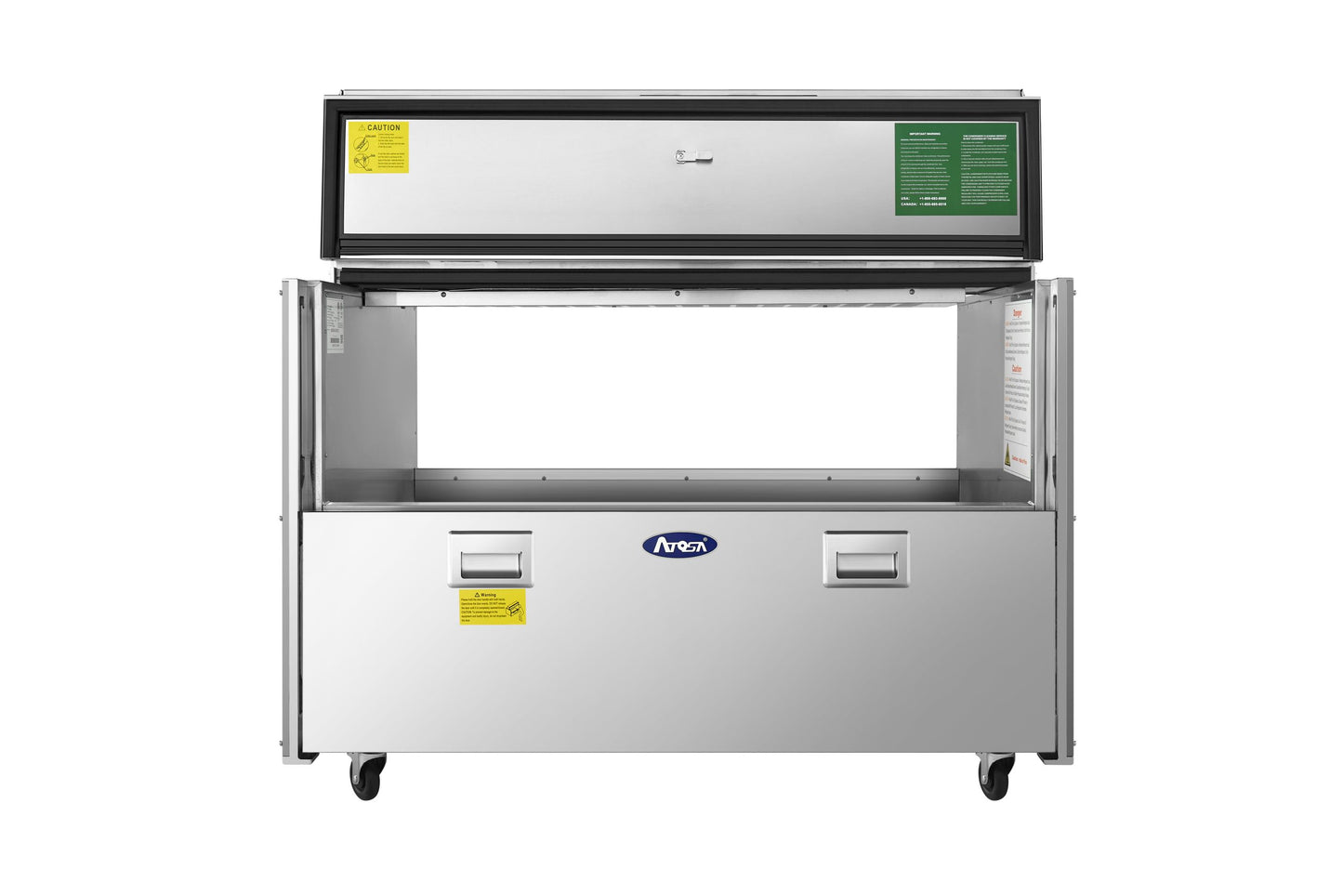 Atosa AMC-4902 49" Forced Air Milk Cooler-Double Access