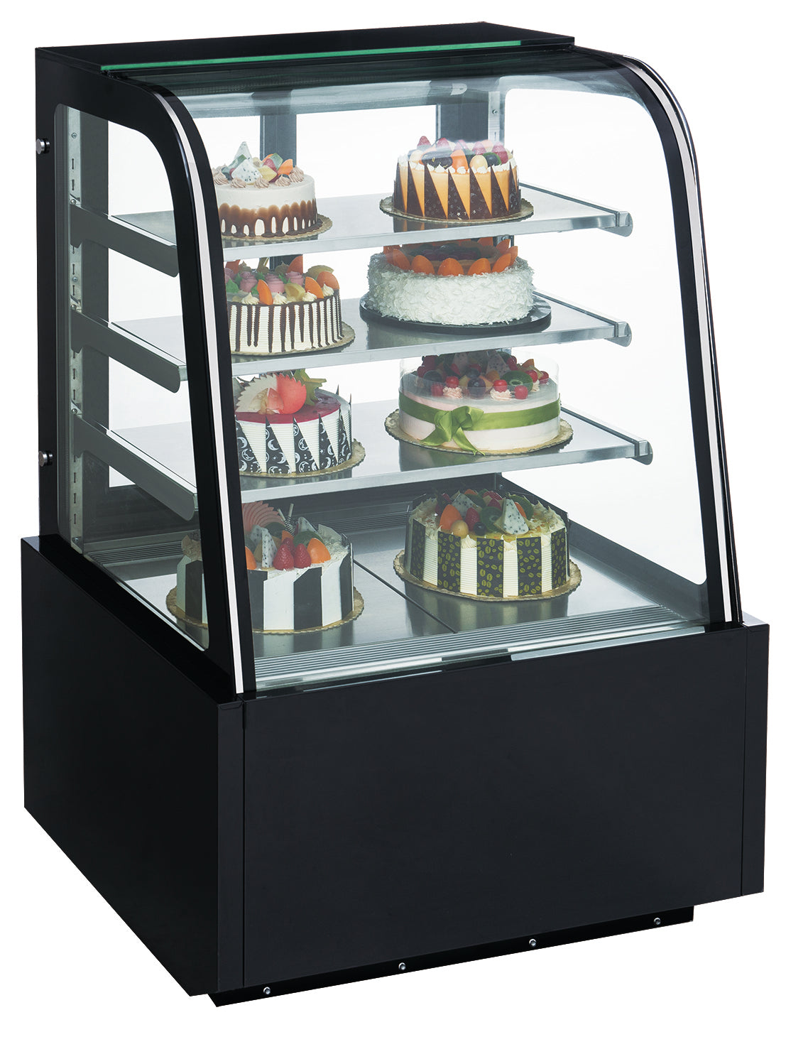 Dukers DDM36R-CB Curve Glass Bakery Cases