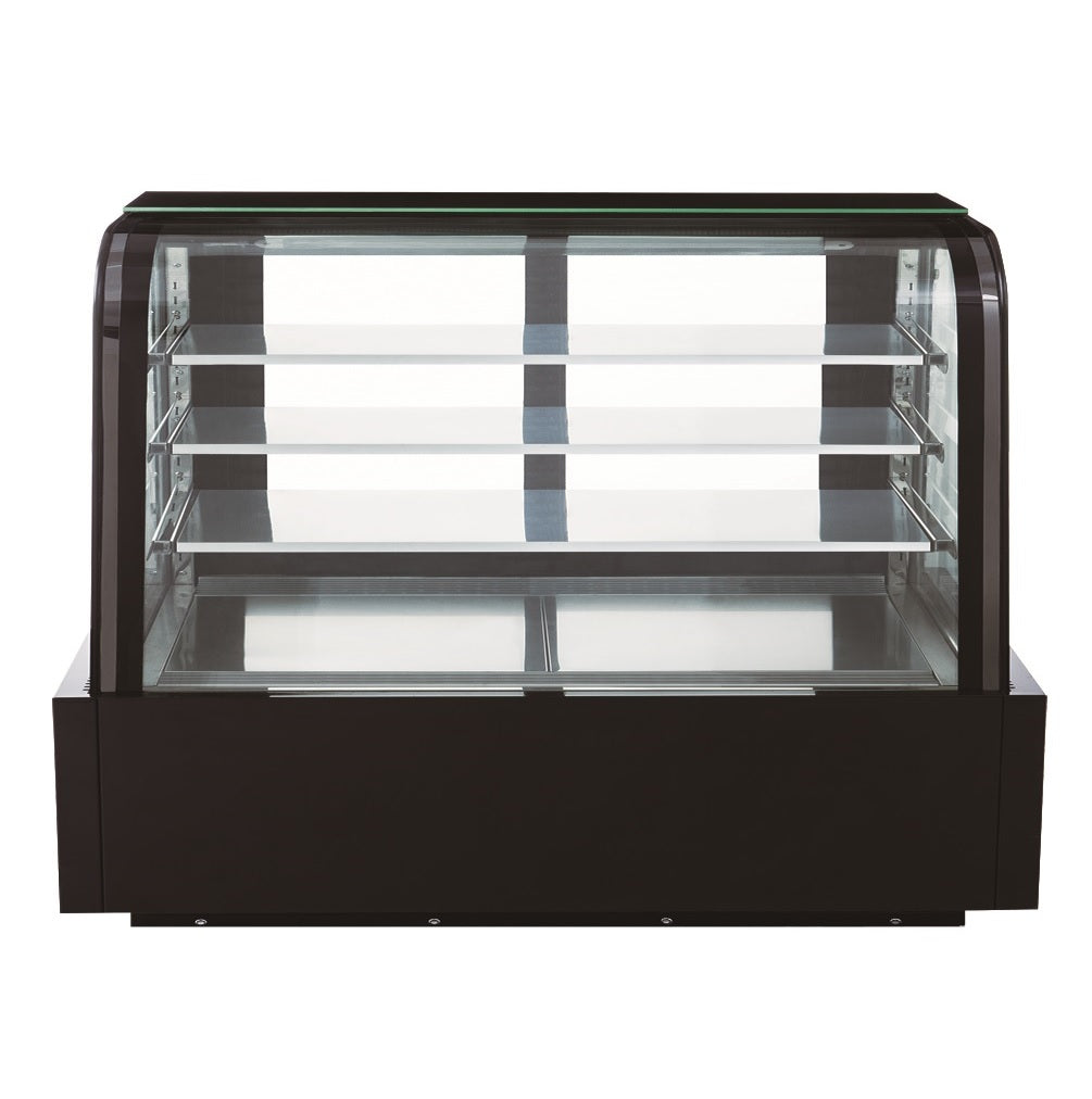 Dukers DDM72R-CB Curve Glass Bakery Cases