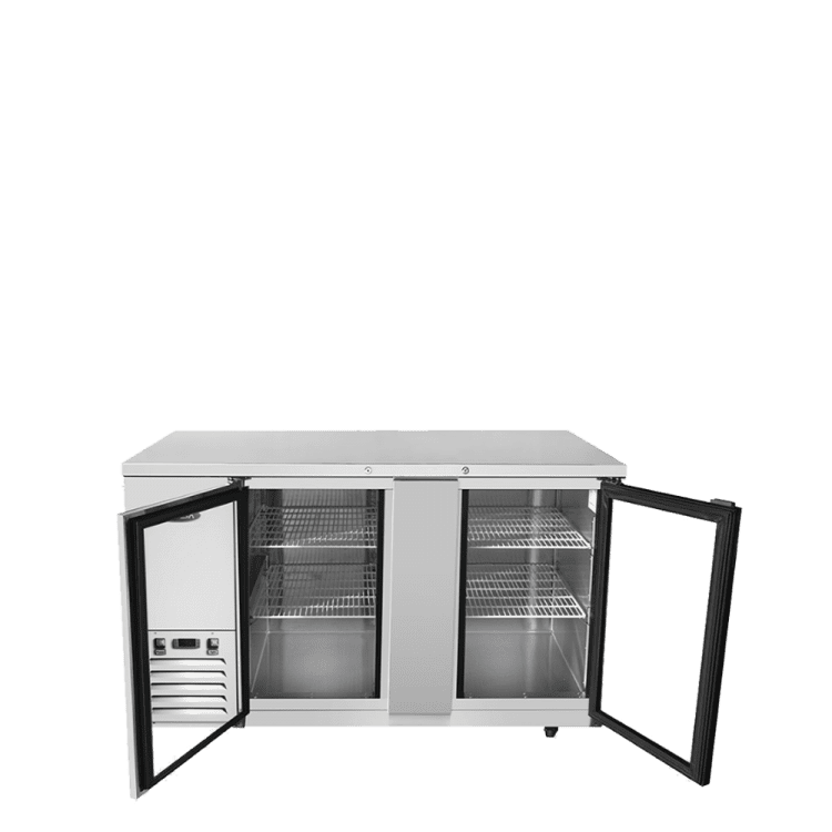 Atosa MBB69GGR 69'' Glass Door Back Bar Cooler