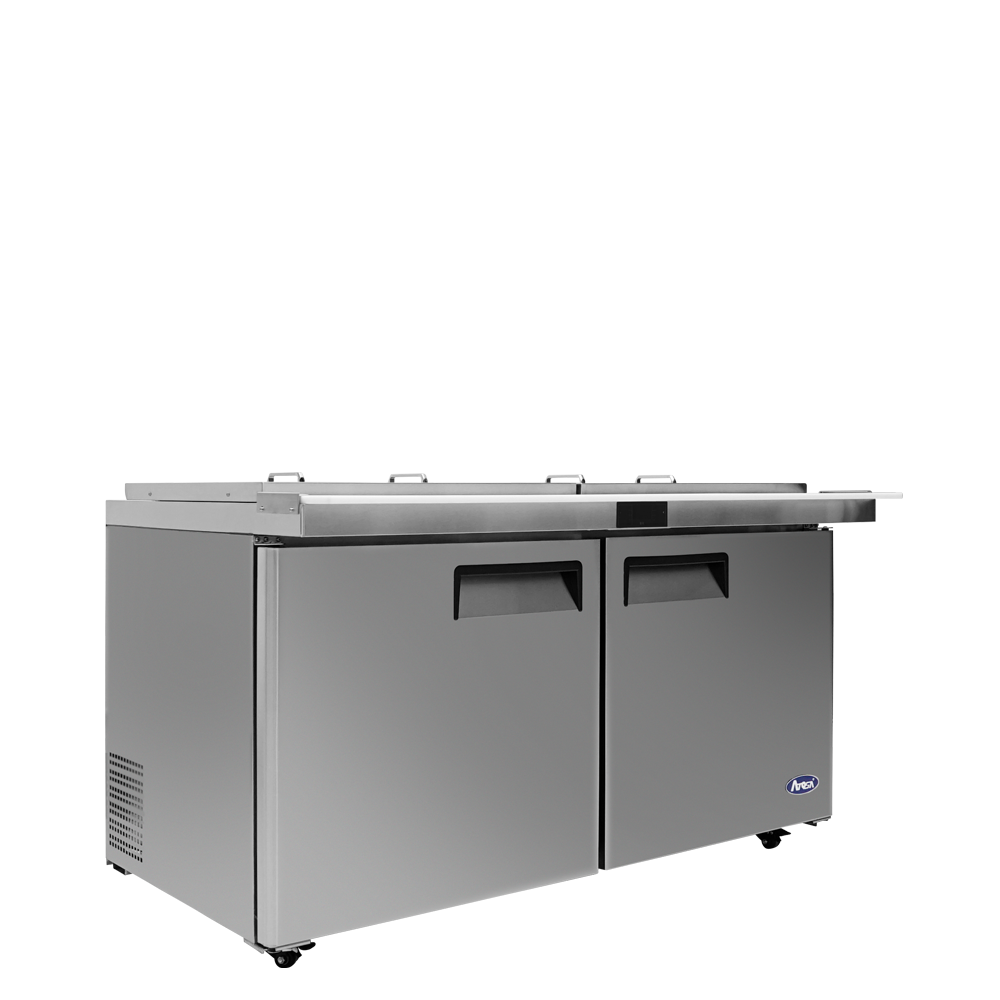 Atosa MSF8307GR-NTCV 60'' Mega top Sandwich Prep. Table with Night Covers