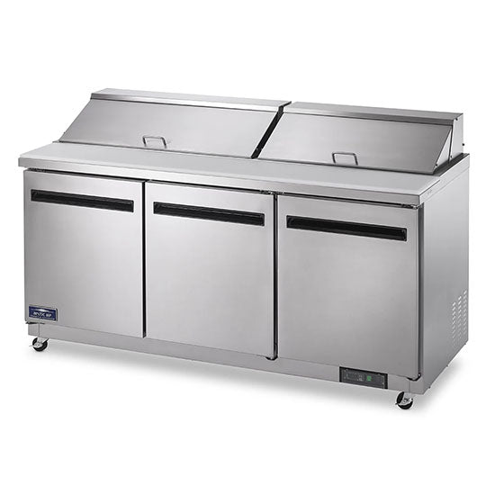 Arctic Air AMT72R Three Door Mega-Top Sandwich/Salad Prep Table