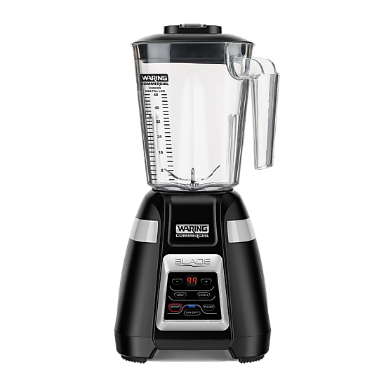 Waring BB340 1 HP Bar Blender, 2-Speed/PULSE w/ Keypad and 30-Second Timer and 48 oz. Container