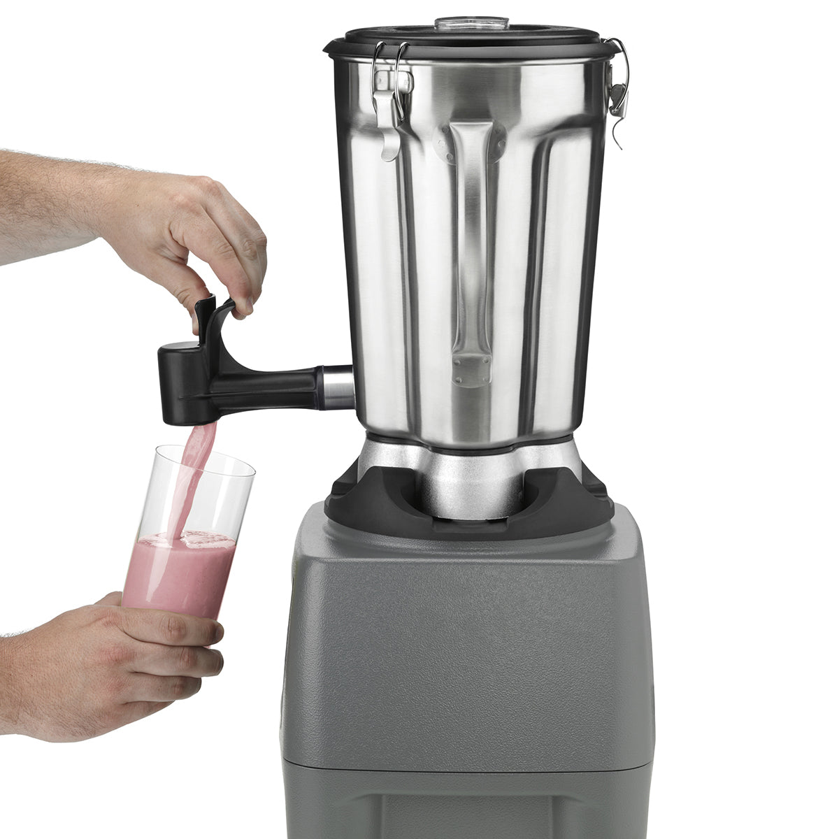 Waring CB15SF 3.75 HP Blender, 1 Gallon, Electronic Touchpad Controls with Stainless Steel Container Spigot