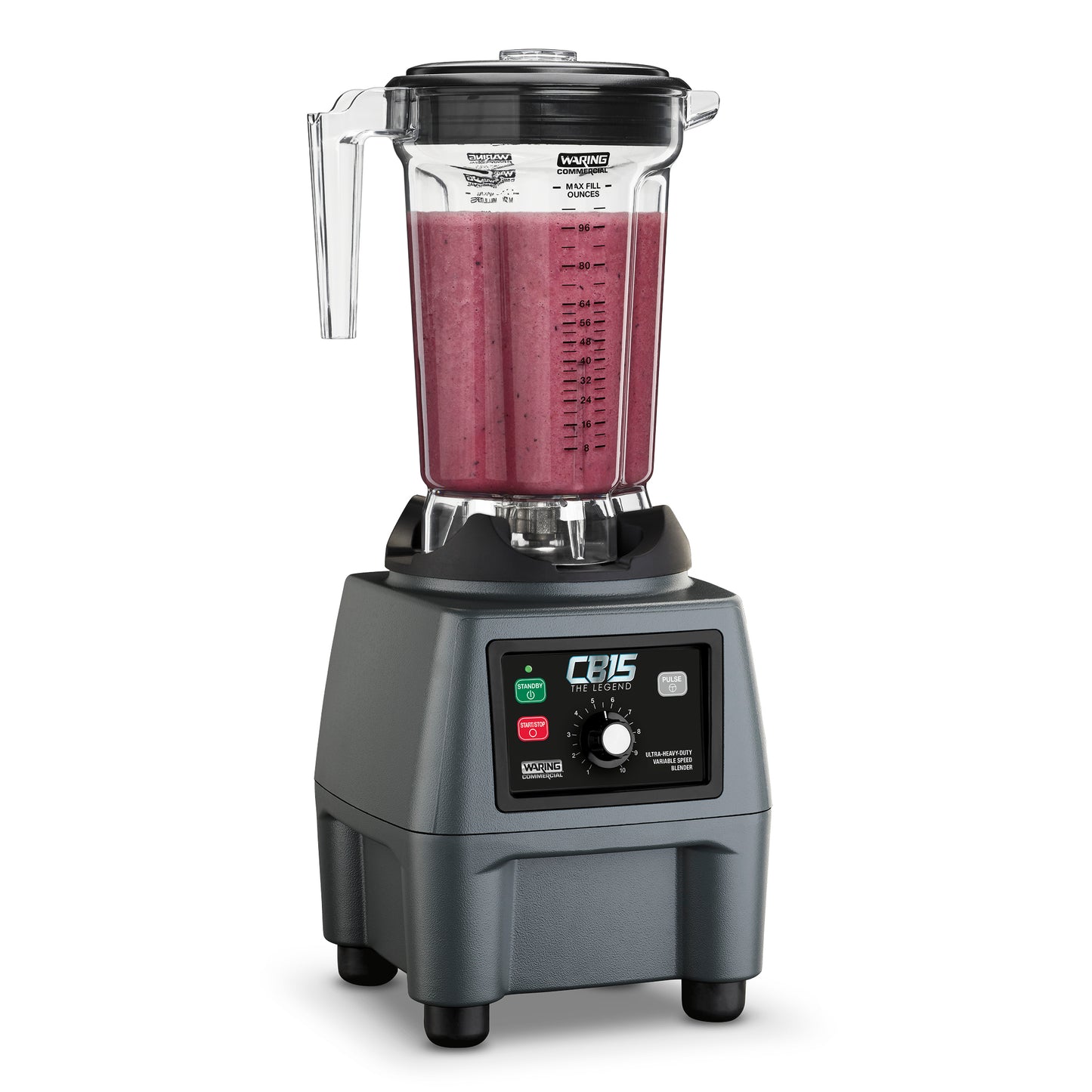 Waring CB15VP 3.75 HP Blender, 1 Gallon, Variable Speed with Copolyester Jar