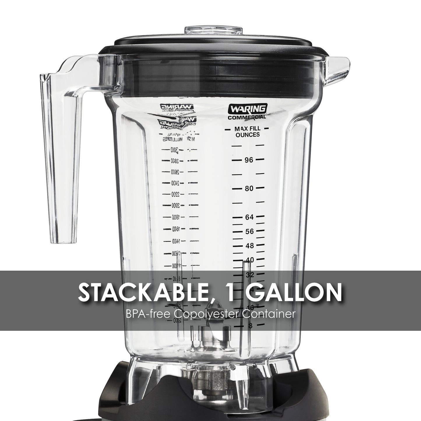 Waring CB15VP 3.75 HP Blender, 1 Gallon, Variable Speed with Copolyester Jar