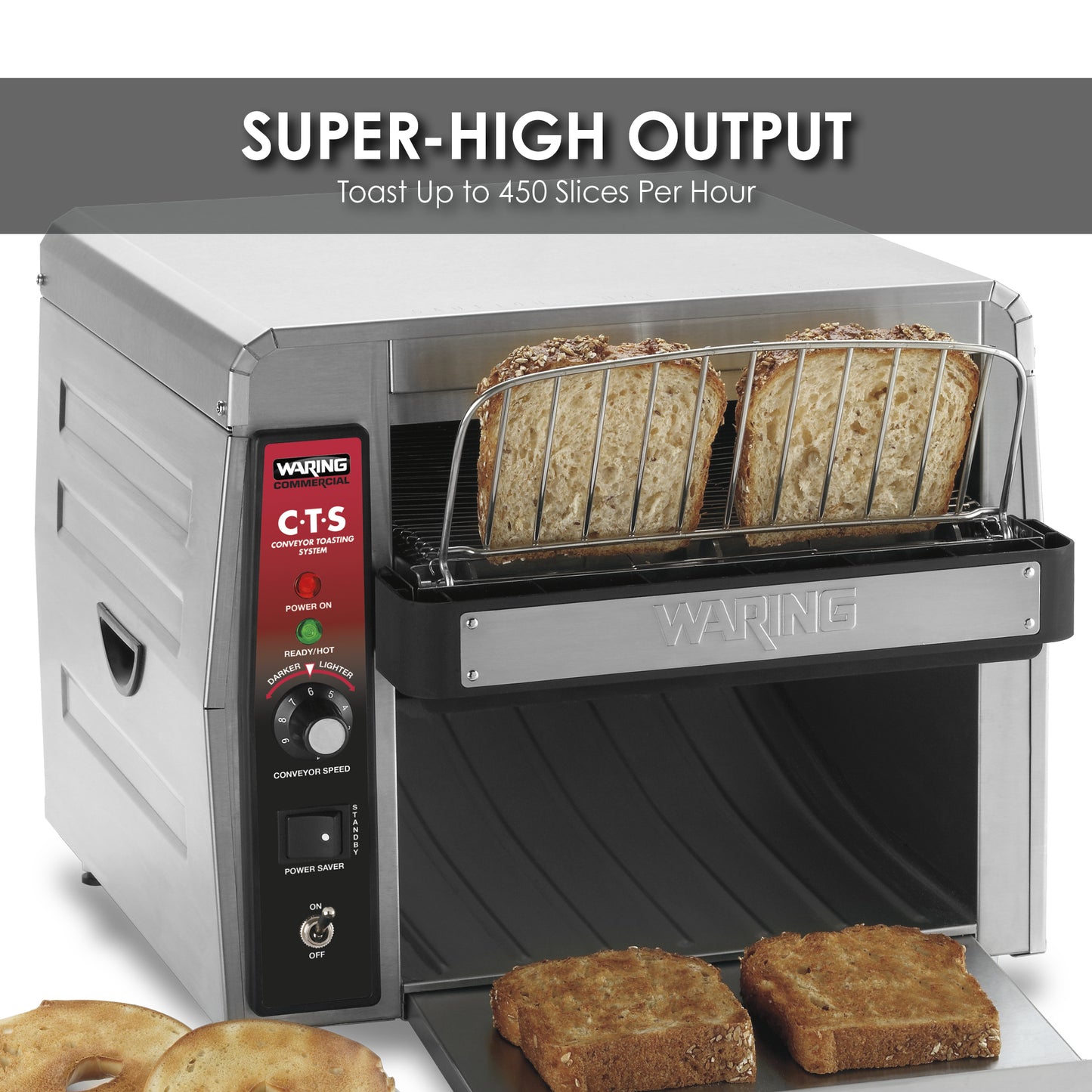 Waring CTS1000 Conveyor Toasting System, 120V, 1800W