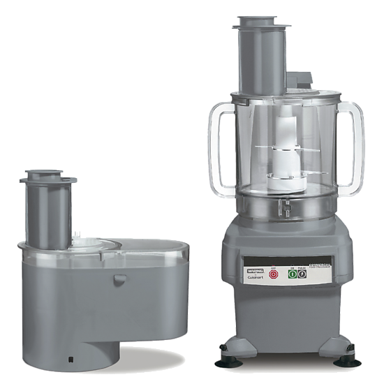 Waring FP2200 6-Qt. Combination Bowl Cutter Mixer and Continuous-Feed with Dicing