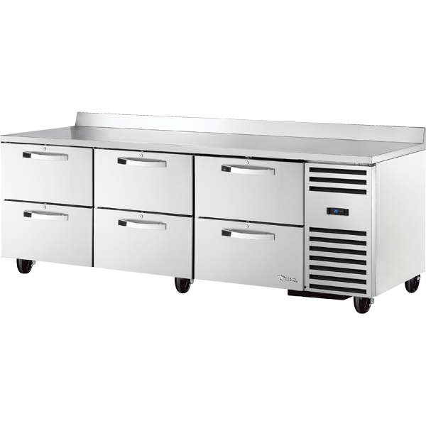 True TWT-93D-6-HC~SPEC3 Solid Door and Drawers Refrigerator Spec Package 3