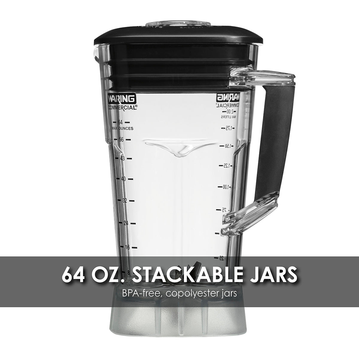 Waring TBB175P6 2 HP Blender,Variable Dial Controls with 64 oz. BPA-Free Copolyester Container