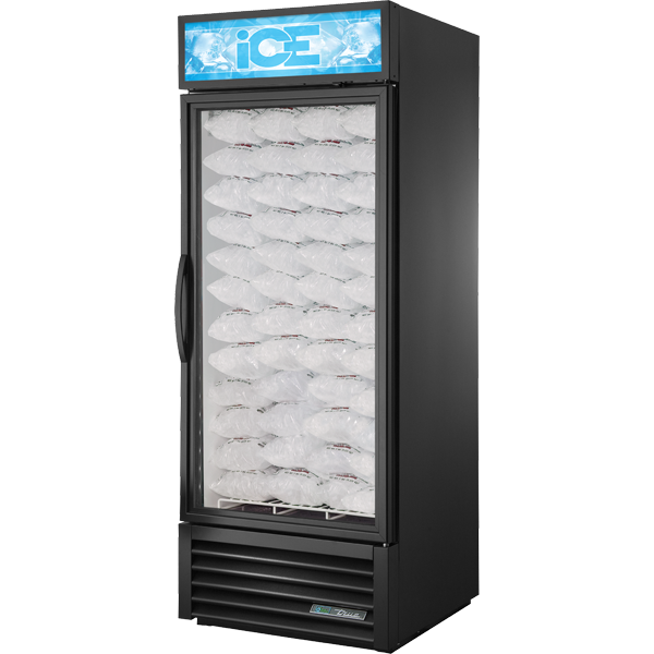 True GDIM-26NT-HC~TSL01 Glass Door Ice Freezer