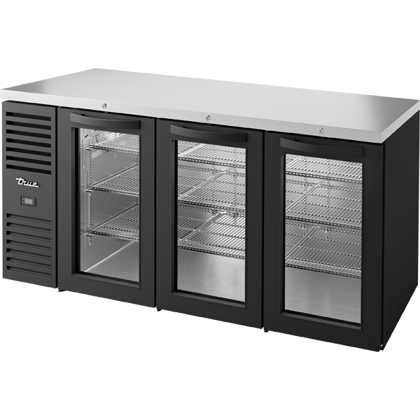 True TBR72-RISZ1-L-B-GGG-1 Reach-In Single Zone Refrigerator