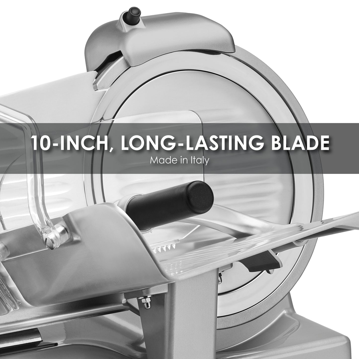Waring WCS250SV 10 Inch Food Slicer- Silver