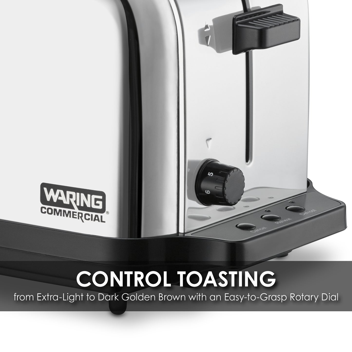 Waring WCT702 2-Slice Commercial Light-Duty Toaster