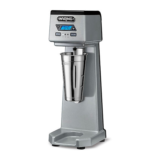 Waring WDM120TX Heavy-Duty Single-Spindle Drink Mixer with Timer, 1 Cup Included