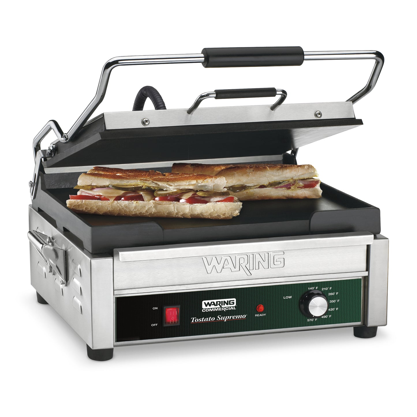 Waring WFG275 Full-Sized 14" x 14" Flat Toasting Grill — 120V (14" x 14" cooking surface)