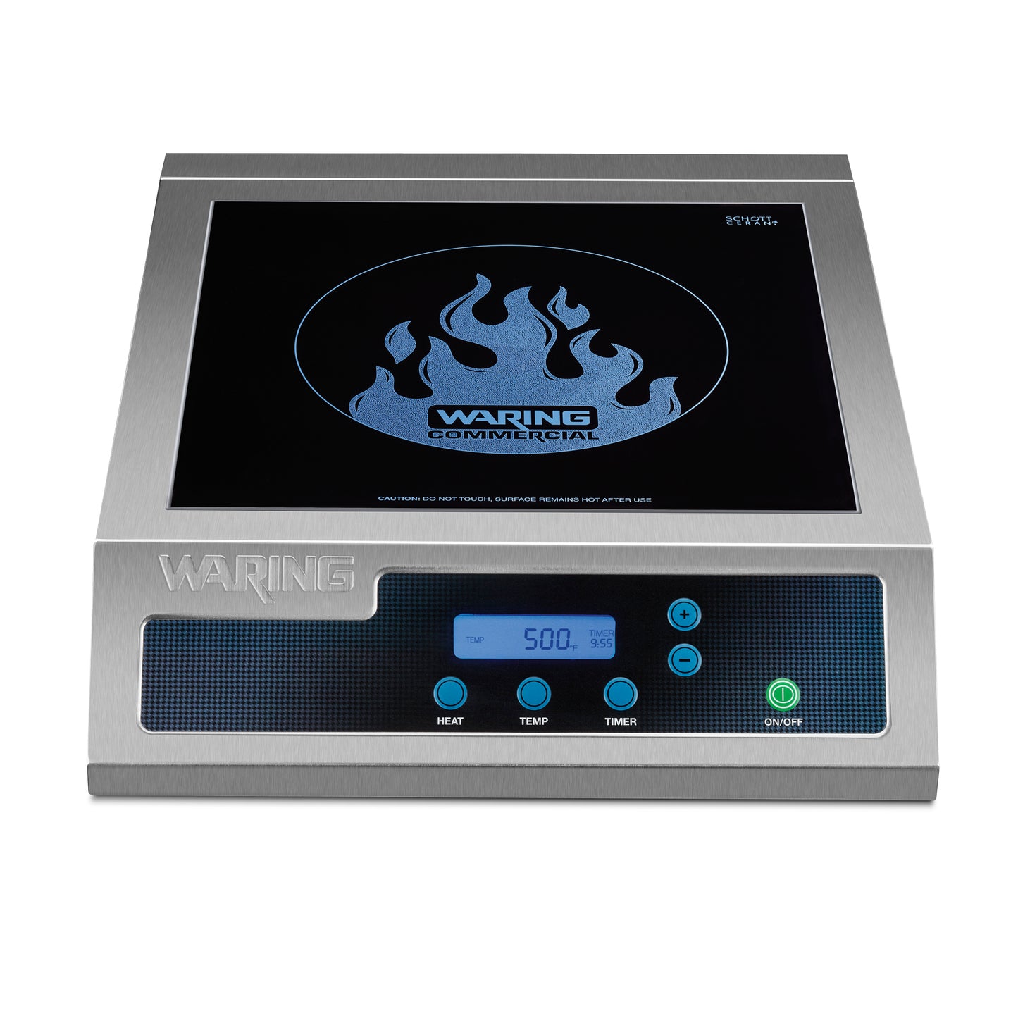 Waring WIH400 Heavy-Duty Commercial Induction Range, 120V, 1800W