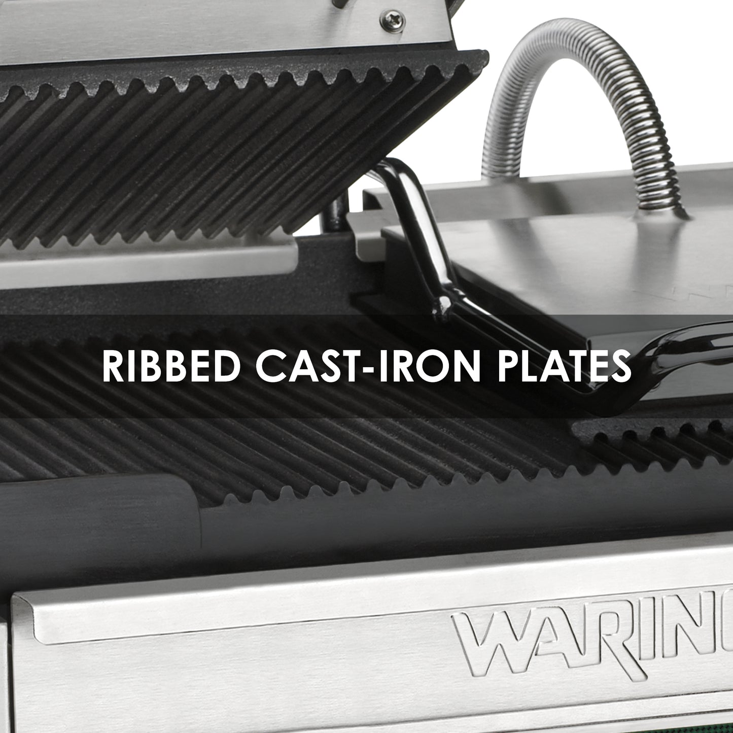 Waring WPG300 Panini Ottimo® Dual Panini Grill — 240V (17" x 9.25" cooking surface)