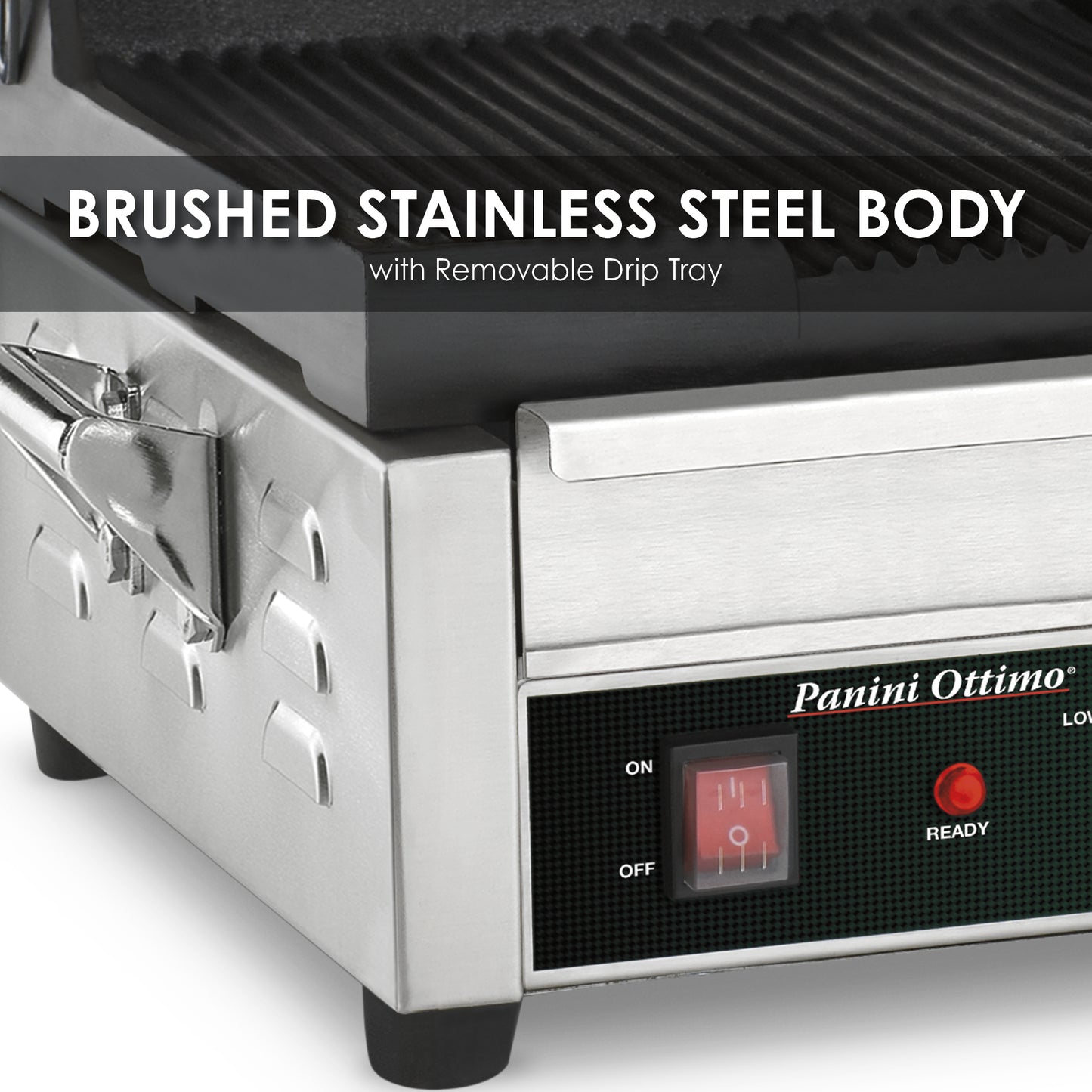 Waring WPG300 Panini Ottimo® Dual Panini Grill — 240V (17" x 9.25" cooking surface)
