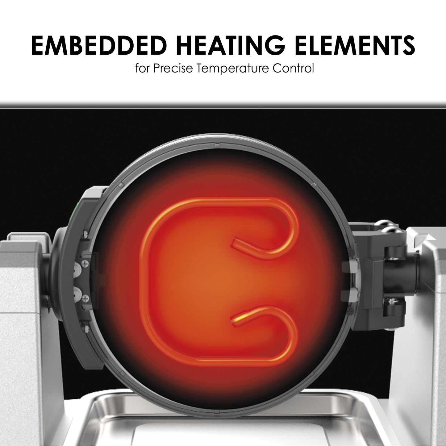 Waring WW250X2 Double Belgian Waffle Maker with Serviceable Plates — 120V, 2400 Watts, 20 Amps