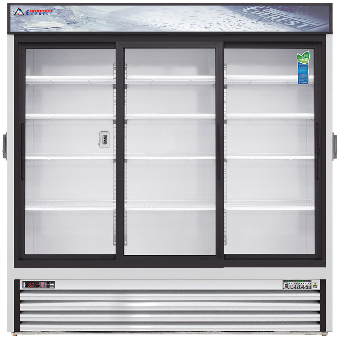 Everest Refrigeration EMGR69C 3 Door Chromatography Refrigerator (Sliding Doors), 69 cu ft