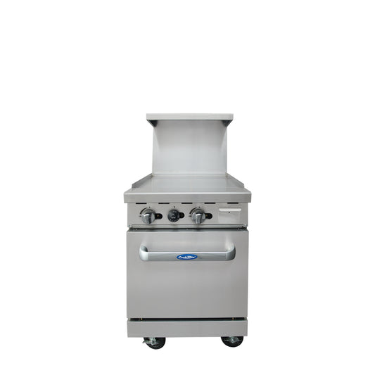 Atosa AGR-24G 24″ Gas Range with 24″ Griddle (Castors Included)