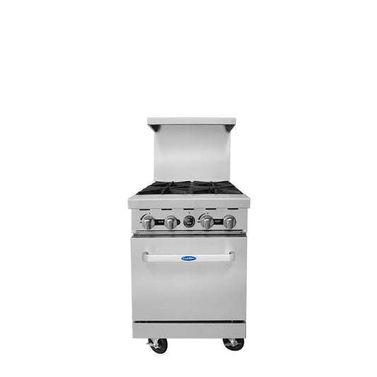 Atosa AGR-4B 24″ Gas Range with Four (4) Open Burners (Castors Included)