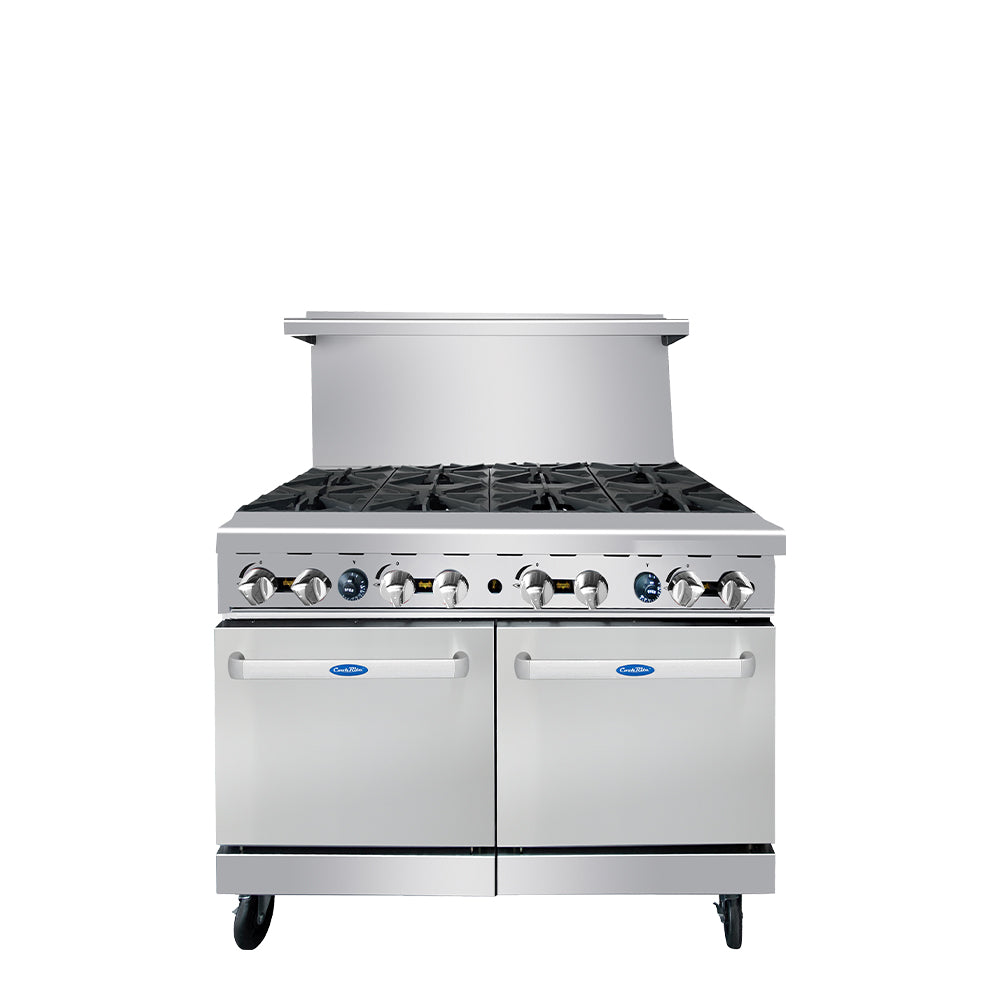 Atosa AGR-8B 48″ Gas Range with Eight (8) Open Burners (Castors Included)