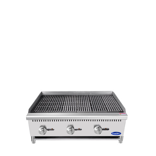 Atosa ATCB-36* HD 36'' Char-rock Broiler with Total 105,000 B.T.U.