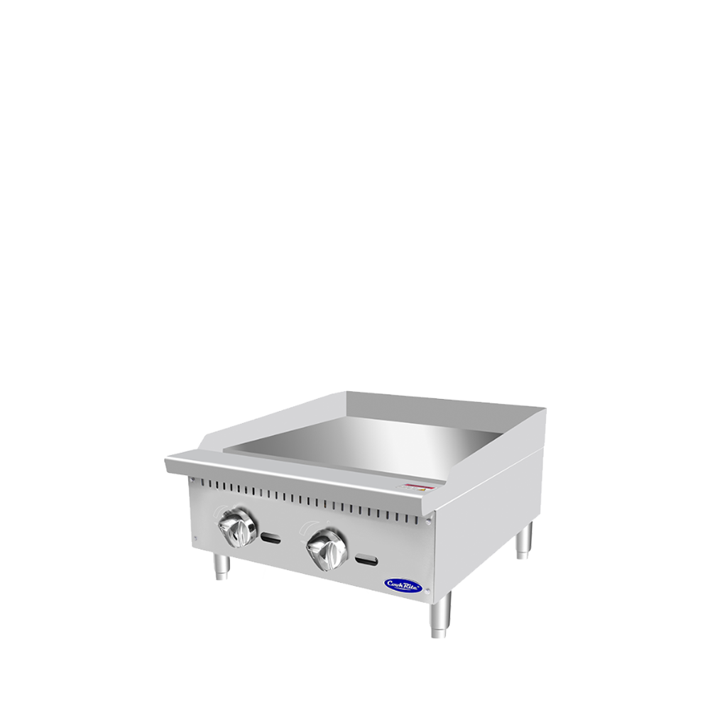 Atosa ATMG-24* HD 24'' Manual Griddle with Total 60,000 B.T.U.