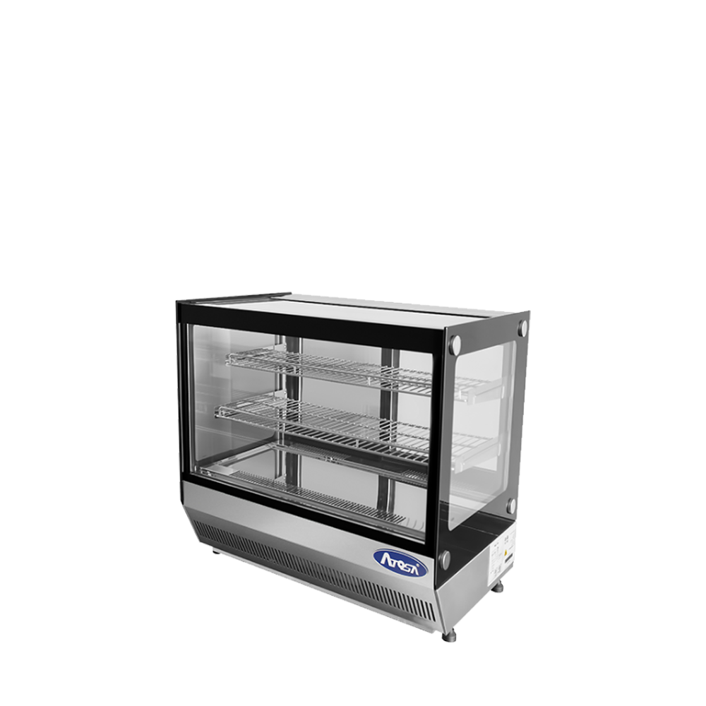 Atosa CRDS-42 Countertop Refrigerated Display Square, 4.2 Cu Ft