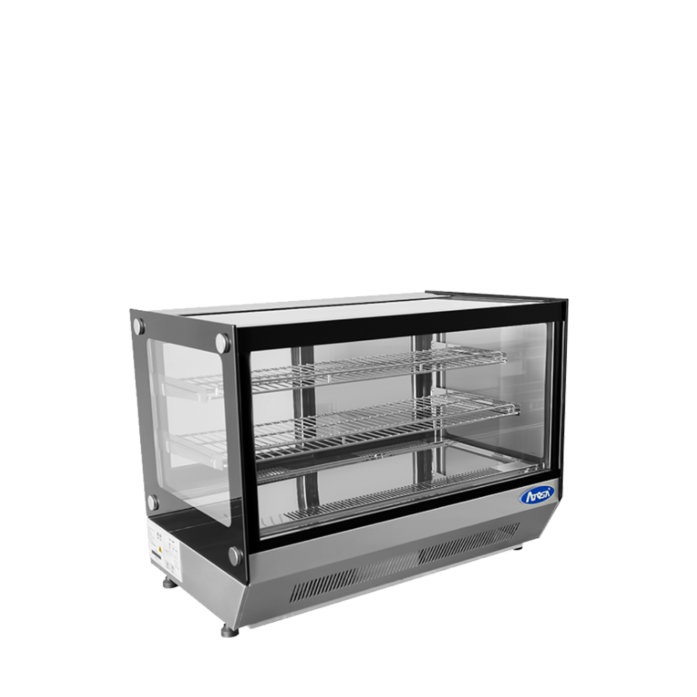 Atosa CRDS-56 Countertop Refrigerated Display Square, 5.6 Cu Ft
