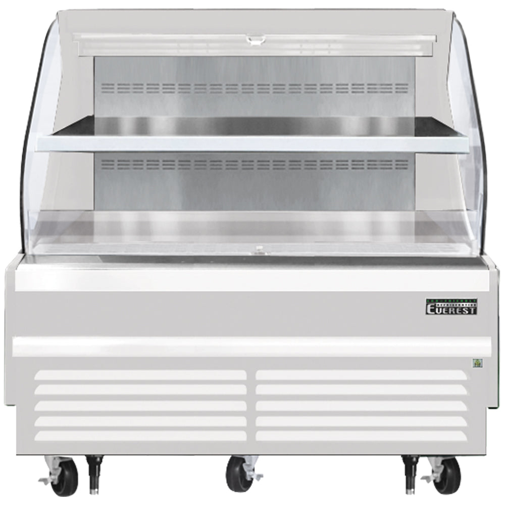 Everest Refrigeration EOMH-60-W-35-T Horizontal Open Air Merchandiser - White Exterior