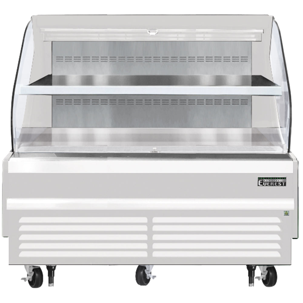 Everest Refrigeration EOMH-72-W-35-T Horizontal Open Air Merchandiser - White Exterior