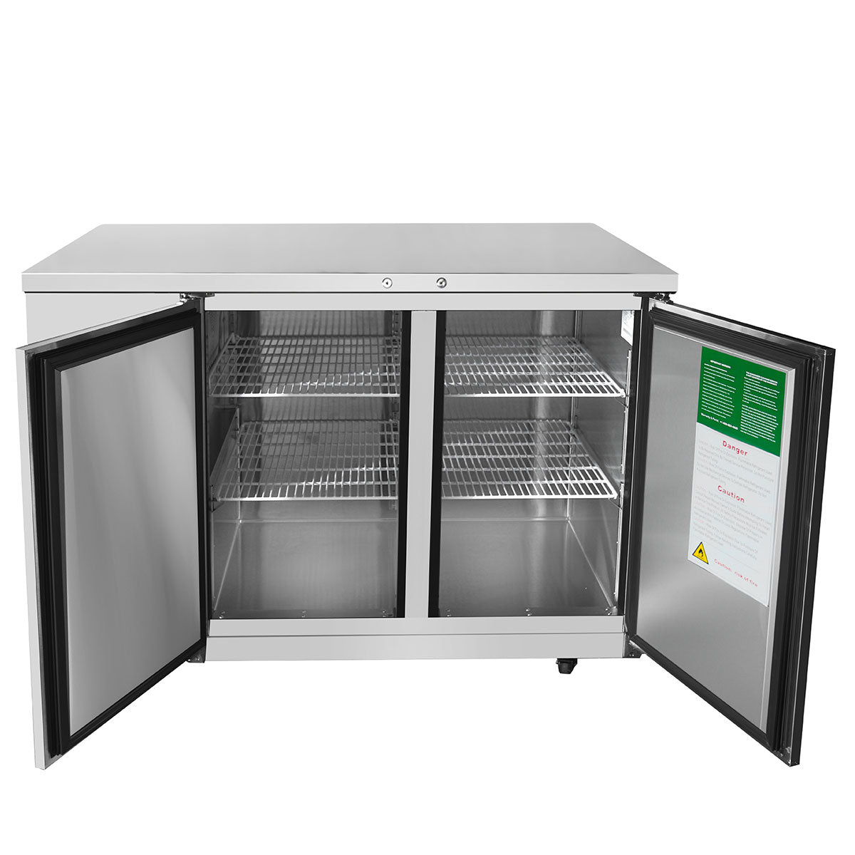 Atosa SBB69GRAUS1 69" Back Bar Cooler Shallow Depth (S/S Exterior)