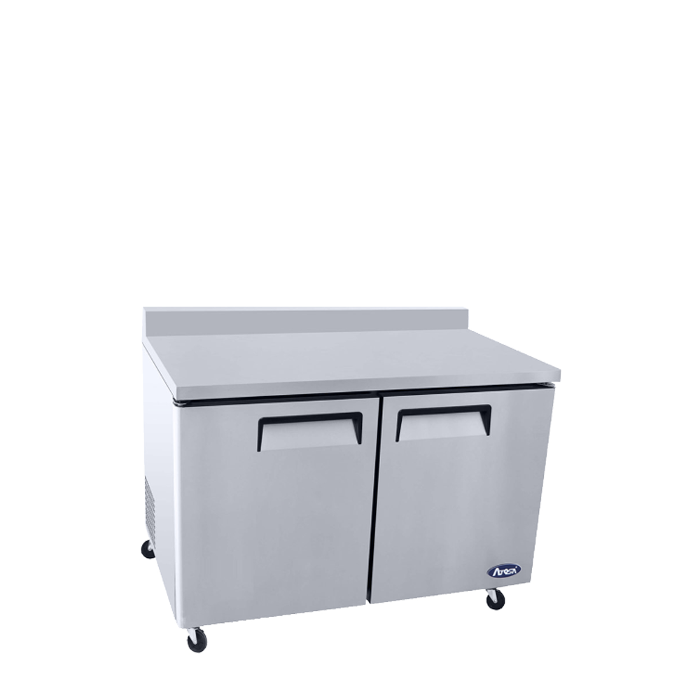Atosa MGF8409GR 48" Worktop Refrigerator w/ Backsplash
