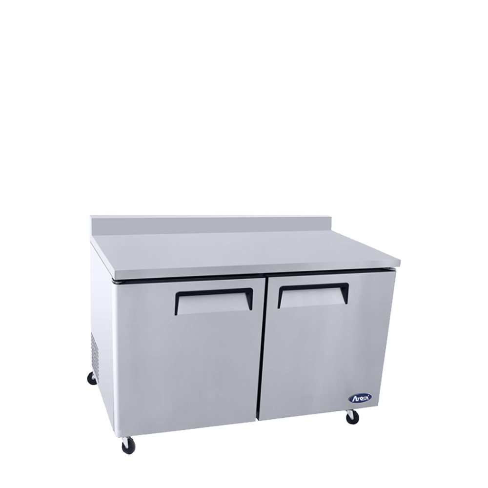 Atosa MGF8410GR 60" Worktop Refrigerator w/ Backsplash