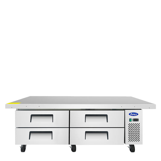 Atosa MGF8454GR 76'' Extended Top Chef Base with 72'' Cabinet
