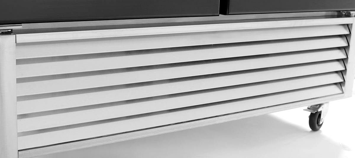 Atosa MCF8703ES Bottom Mount (2) Glass Door Freezer S/S In/Out