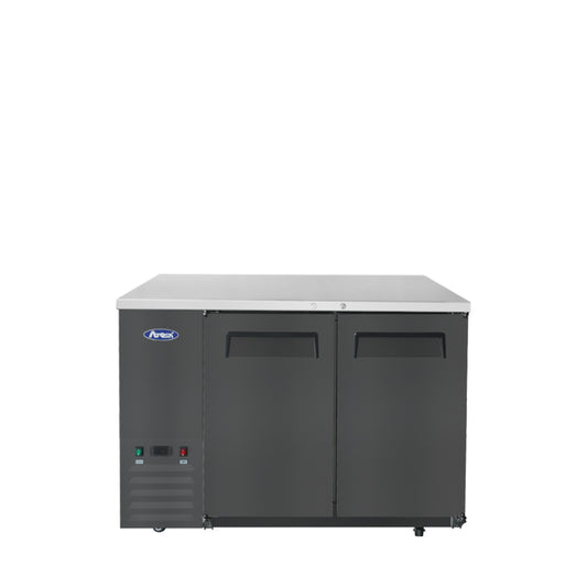 Atosa SBB48GRAUS2 48" Back Bar Cooler Shallow Depth (Black Exterior)