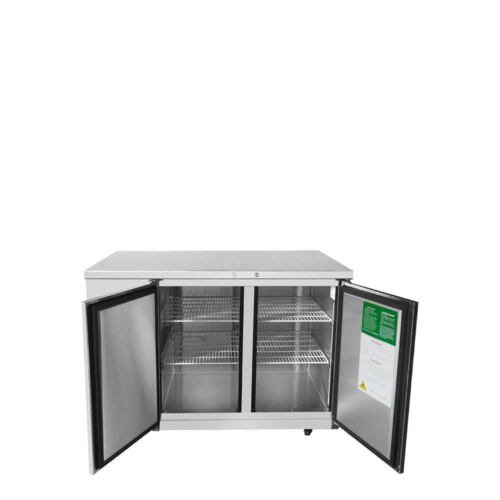 Atosa SBB59GRAUS1 59" Back Bar Cooler Shallow Depth (S/S Exterior)