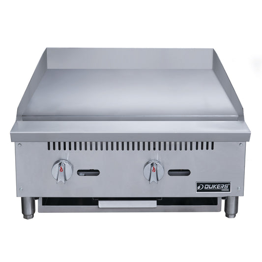 Dukers DCGMA24 24 in. W Griddle with 2 Burners