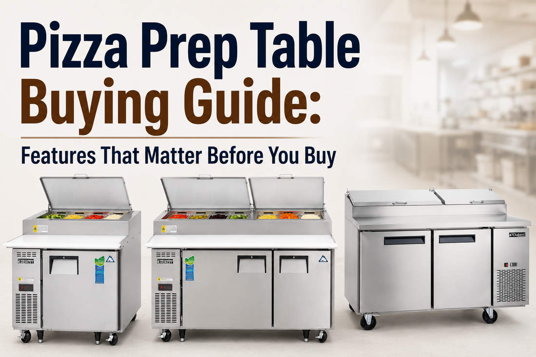 Pizza Prep Table Buying Guide: Features That Matter Before You Buy