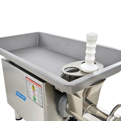 Pro-Cut KG-22W-SS #22 Stainless Steel 1 HP Meat Grinder