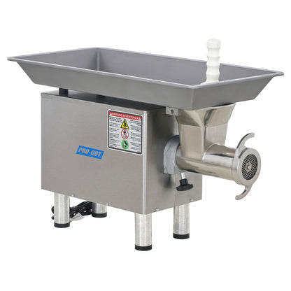 Pro-Cut KG-22W-SS #22 Stainless Steel 1 HP Meat Grinder