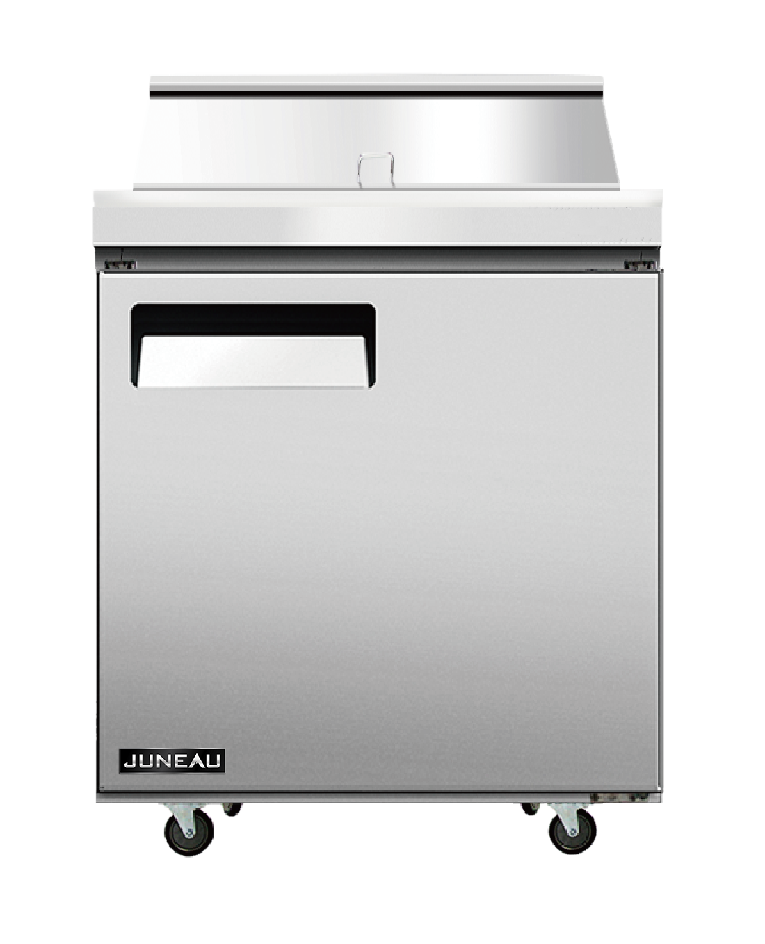Juneau 28″ Refrigerated Prep Table, Single Door, 3.4 cu.ft Capacity, 115V, 510W