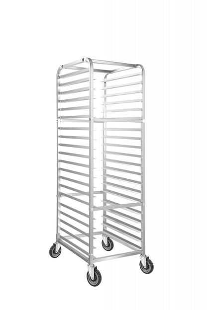 Atosa MPRA-20 Heavy-Duty 20 Pan End Load Bun/Sheet Pan Rack with Casters