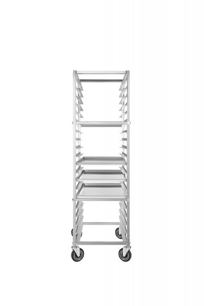 Atosa MPRA-20 Heavy-Duty 20 Pan End Load Bun/Sheet Pan Rack with Casters