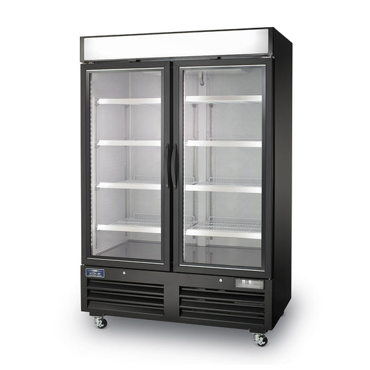 Arctic Air ARGDM49 Two Door Glass Reach-In Merchandiser Refrigerator